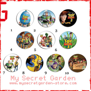 Toy Story 3 - Pinback Button Badge Set 1a or 1b ( or Hair Ties / 4.4 cm Badge / Magnet / Keychain Set )